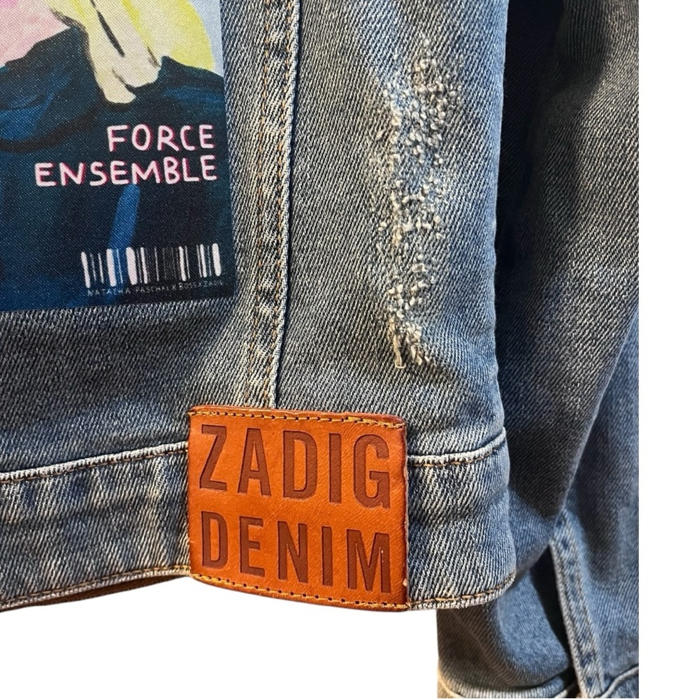 Zadig & Voltaire Kioky Band of Sisters Blue Denim Jacket
Size XS - Picture 7 of 16